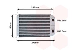 VAN WEZEL 17006254 — Radiator încălzire habitaclu