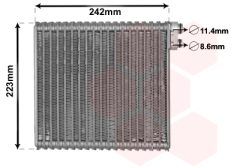 VAN WEZEL 1700V421 — Evaporator aer condiționat