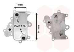 VAN WEZEL 17013102 — Radiator ulei motor