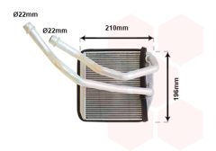 VAN WEZEL 17016701 — Radiator încălzire habitaclu