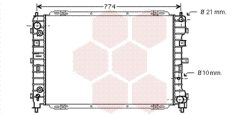 VAN WEZEL 18002345 — Радиатор охлаждения