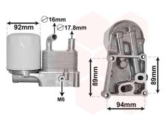 VAN WEZEL 18003598 — Radiator ulei motor