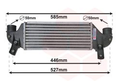 VAN WEZEL 18004313 — Intercooler