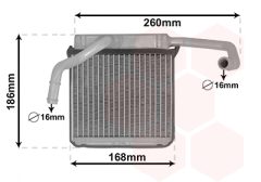 VAN WEZEL 18006607 — Radiator încălzire habitaclu