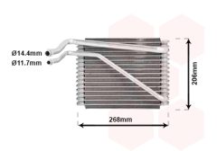 VAN WEZEL 1800V269 — Evaporator aer condiționat