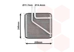 VAN WEZEL 1800V270 — Evaporator aer condiționat