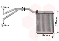 VAN WEZEL 18016700 — Radiator încălzire habitaclu
