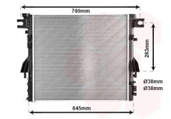 VAN WEZEL 21002052 — Radiator răcire motor