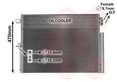 VAN WEZEL 21005061 — Радиатор кондиционера
