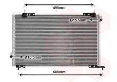 VAN WEZEL 25005105 — Radiator aer condiționat