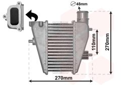 VAN WEZEL 25014700 — Интеркулер