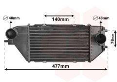 VAN WEZEL 25014701 — Intercooler