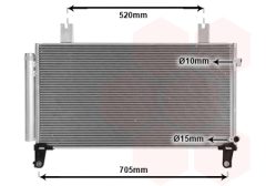 VAN WEZEL 25015707 — Radiator aer condiționat