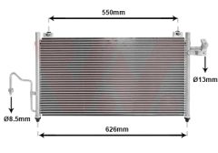 VAN WEZEL 27005147 — Radiator aer condiționat