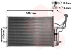 VAN WEZEL 27005184 — Radiator aer condiționat