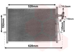 VAN WEZEL 27005281 — Radiator aer condiționat
