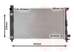 VAN WEZEL 30002282 — Radiator răcire motor