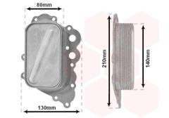 VAN WEZEL 30003713 — Radiator ulei motor