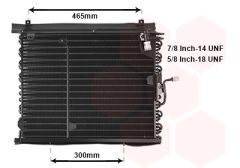 VAN WEZEL 30005160 — Радиатор кондиционера