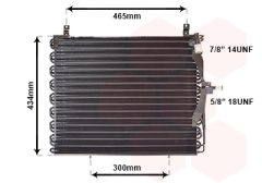 VAN WEZEL 30005161 — Радиатор кондиционера