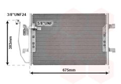 VAN WEZEL 30005330 — Радиатор кондиционера