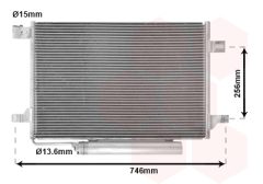 VAN WEZEL 30005572 — Radiator aer condiționat