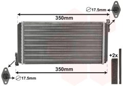 VAN WEZEL 30006109 — Радиатор печки