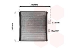 VAN WEZEL 30006472 — Радиатор печки