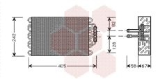 VAN WEZEL 3000V008 — Evaporator aer condiționat