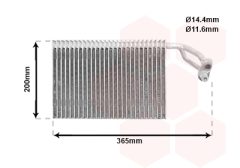 VAN WEZEL 3000V317 — Evaporator aer condiționat