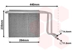 VAN WEZEL 3000V563 — Evaporator aer condiționat