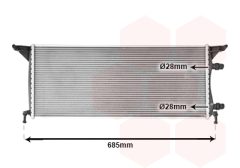 VAN WEZEL 30012720 — Радиатор охлаждения