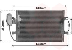 VAN WEZEL 30015289 — Радиатор кондиционера