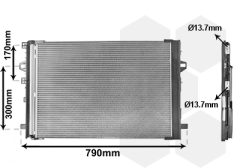 VAN WEZEL 30015701 — Radiator aer condiționat