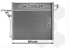 VAN WEZEL 30015704 — Радиатор кондиционера