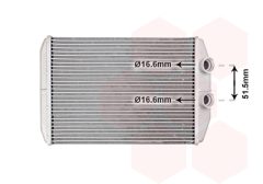 VAN WEZEL 30016702 — Radiator încălzire habitaclu