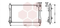 VAN WEZEL 32002173 — Radiator răcire motor