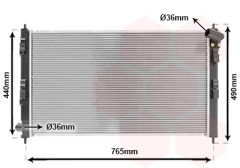VAN WEZEL 32002201 — Radiator răcire motor
