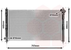 VAN WEZEL 32002207 — Radiator răcire motor