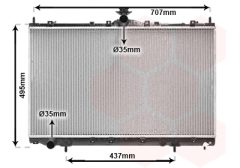 VAN WEZEL 32002215 — Radiator răcire motor