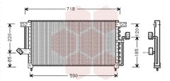 VAN WEZEL 32005098 — Radiator aer condiționat