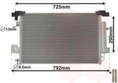 VAN WEZEL 32005210 — Радиатор кондиционера