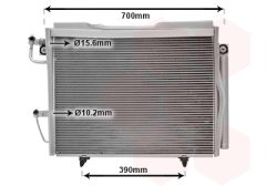 VAN WEZEL 32005231 — Радиатор кондиционера