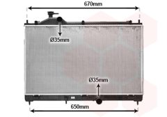 VAN WEZEL 32012709 — Radiator răcire motor