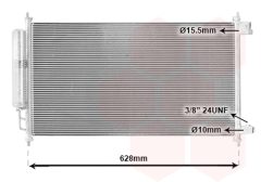 VAN WEZEL 33005372 — Радиатор кондиционера