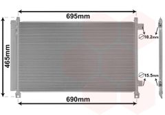 VAN WEZEL 33015702 — Radiator aer condiționat