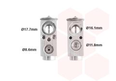 VAN WEZEL 37001352 — Supapă de expansiune aer condiționat