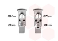 VAN WEZEL 37001411 — Расширительный клапан кондиционера