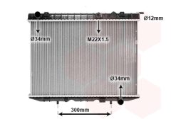 VAN WEZEL 37002337 — Радиатор охлаждения