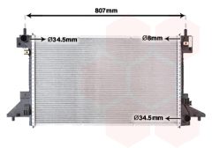 VAN WEZEL 37002601 — Радиатор охлаждения